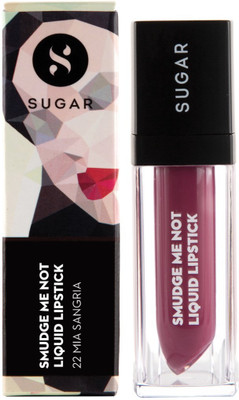 

Sugar Cosmetics Smudge Me Not Liquid Lipstick(Purple Pink, 4.5 ml)
