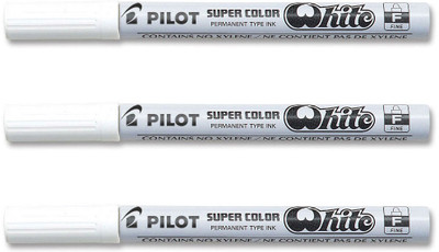 

Pilot 019731 Permanent Marker (White - Extra Fine - Pack of 3)(Set of 3, White)
