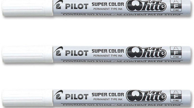 

Pilot 019733 Permanent Marker (Gold - Fine - Pack of 3)(Set of 3, Gold)