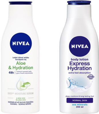 

Nivea ALOE HYDRATION BODY LOTION 200 ML+ EXPRESS HYDRATION BODY LOTION 200 ML(200 ml)