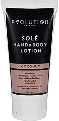 

Evolution Salt Sole Lotion - Handmade - Coconut(118.3 ml)