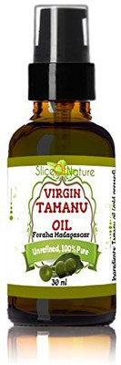 

Slice Of Nature Virgin Tamanu Oil Pure Cold Pressed Unrefined Tamanu Essential Oil - Diy Tamanu Soap Tamanu Butter Tamanu Cream Tamanu Lotion - Tamanu Nut Face Oil For Acne Shingles Eczema Rosacea(30 ml)