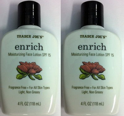 Trader Joes Enrich Moisturizing Face Lotion Pack Of(118 ml)