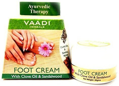 

Vaadi Herbals Foot Cream With Clove Oil & Sandalwood(30 g)