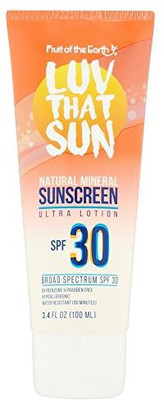 Luv That Sun Fruit Of The Earth Sunscreen Lotion Spf 30(100.56 ml)