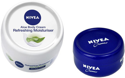 

Nivea ALOE BODY CREAM REFRESHING MOISTURISER 200 ML + SOFT CREME 100ML(200 ml)