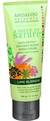 

Andalou Naturals Hand Cream - A Force Of Nature Shea Butter Plus Coconut Water - Lime Blossom(100.56 ml)