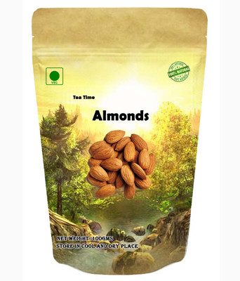 

Tea Time Premium Quality Almonds Almonds(100 g, Pouch)