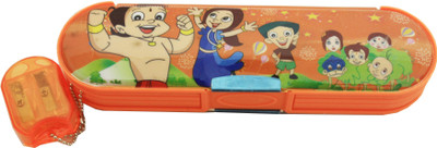 

Mcnt chhota bheem printed Art Plastic Pencil Box(Set of 1, Orange)