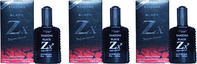 

Ramsons Black ZX Perfume 30ML Each (Pack of 3) Eau de Parfum - 90 ml(For Men & Women)