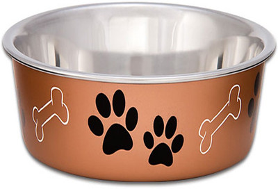 

Tradesk Round Steel Pet Bowl(150 ml Multicolor)