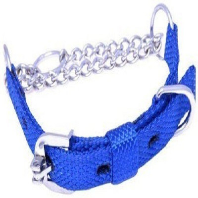 

Skora High Quality And Stylish Choke chain Dog Choke Chain Collar(, Blue