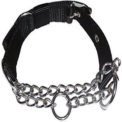 

Skora Premium Quality Nylon Choke Dog Choke Chain Collar(, Black