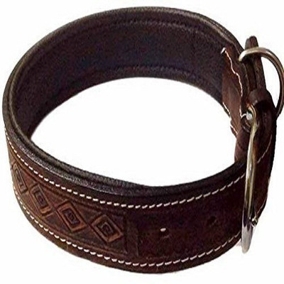 

Skora High Quality And Beautiful Design Leather Dog Head Collar(, Brown