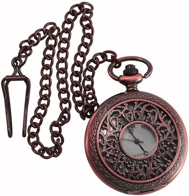 

Dice Leader Pocket Watch PW-W012-RG408 Rose Gold, Copper stainless Steel Pocket Watch Chain