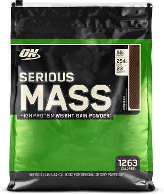 Optimum Nutrition Serious Mass Weight Gainers/Mass Gainers(5.44 kg, Chocolate) available at flipkart for Rs.4749