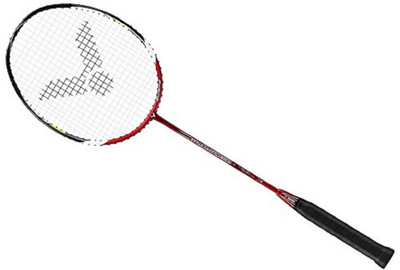 

Victor Bravesword 1900 Full graphite Unstrung Badminton Racket Available in 3 Colour(BRS-1900-4U) (Red) Red Strung Badminton Racquet(G5 - 3 Inches, 250 g)