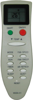 

icooli COMPATIBLE AC REMOTE CHANG HONG 68(PLEASE MATCH WITH THE OLD REMOTE) … Remote Controller(White)