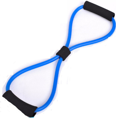 

Bruzone Premium Latex Fitness S06 Resistance Tube(Blue, Black), Black;blue