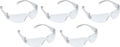 

Vezual 3M VIRTUA IN 11850 (Pack of 5) Clear Hard Coated Polycarbonate Lens Power Tool, Laboratory, Wood-working Safety Goggle(Free-size)