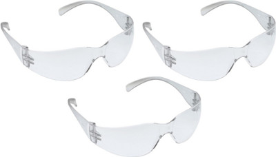 

Vezual 3M VIRTUA IN 11850 (3 Qty) Clear Hard Coated Lens 118 Power Tool, Laboratory, Wood-working Safety Goggle(Free-size)