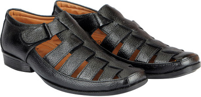 

FAUSTO Men Black Sandals