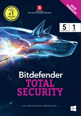 

Bitdefender Total Security 5 User 1 Year(Voucher)