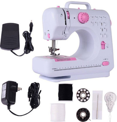 

westturn Household Sew with 12 Built-In Stitch Portable Crafting Mending Electric Sewing Machine( Built-in Stitches 14)