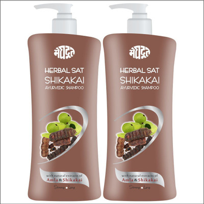 

KHADI MEGHDOOT AYURVEDIC HERBAL SAT SHIKAKAI SAT 500 GM PACK OF 2(1000 ml)