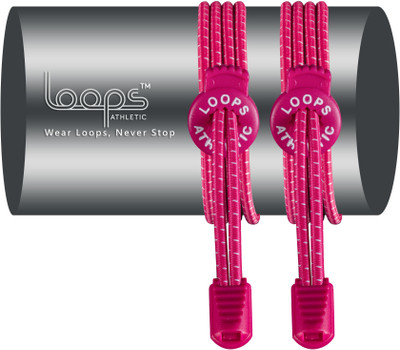 

Loops Athletic No Tie Laces: Elastic Laces with Patented Design to help you Train Insane, For Running, Marathons Mountaineering, Triathlon, Golf, Football, Tennis and other Athletic Activities, For Men, Women, Kids, Senior Citizens, Special needs, 100% Sa