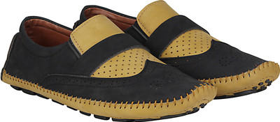 

Kraasa Top of The Line Loafers For Men(Beige, Black