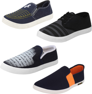 

SHOEFLY Multicolor Combo-(4)-725-720-721-383 Casuals For Men(Multicolor