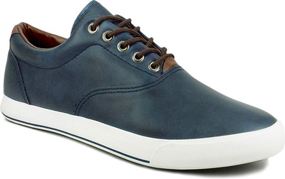 

Ripley Arabesque Series Leatherette Sneakers For Men(Blue, Metal blue