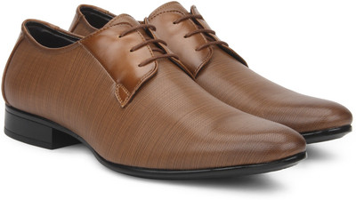 

Bata Morgan Derby Lace Up For Men(Brown, Light brown tan