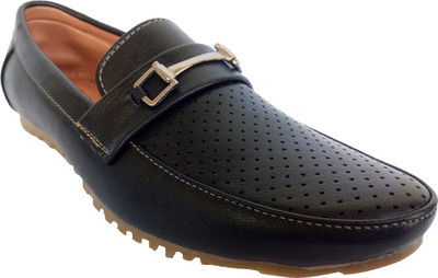 

Indcrown Boys Slip on Loafers(Black