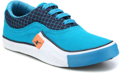 Sparx Sm 198 Canvas Sneakers For Men Blue Navy Sea Green Navy