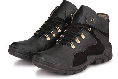 Gubatti Men's Casual Shoes Boots For Men(Black