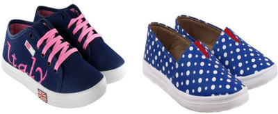 

BELLA TOES Combo of 2 casual shoe Sneakers For Women(Multicolor