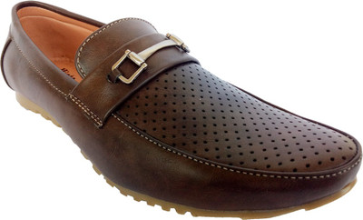 

Indcrown Boys Slip on Loafers(Brown