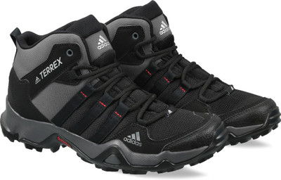 

ADIDAS PATH CROSS MID AX2 MID Outdoor Shoes For Men(Black, Grey, Cblack/grefiv/silvmt/scar