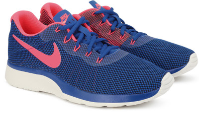 

Nike TANJUN RACER Running Shoe For Men(Blue, Gym blue/solar red-light bone-obsidian