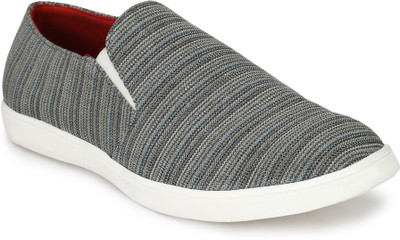 

Royal Walker RW-SHOE-3422-grey jungle print Slip On Sneakers For Men(Grey