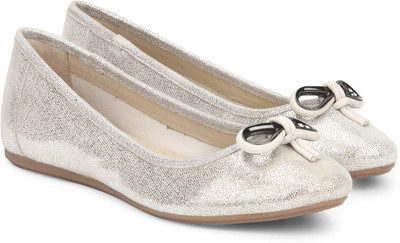

Hush Puppies Kayna Heather Bellies For Women(Silver, Beige