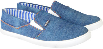 

FAUSTO Canvas Loafers For Men(Blue