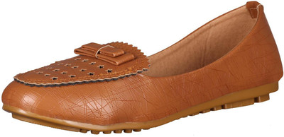 

Footshez Laser Cut Flat Loafer Bellie Shoe For Women And Girls Bellies For Women(Tan, Gold, Beige