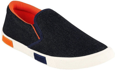 

Clymb Slip On Sneakers For Men(Blue, Black