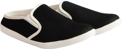 

FAUSTO Mesh Stylish Slip On Sneakers For Men(Black