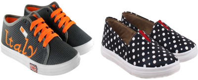 

BELLA TOES Combo of 2 casual shoe Sneakers For Women(Multicolor