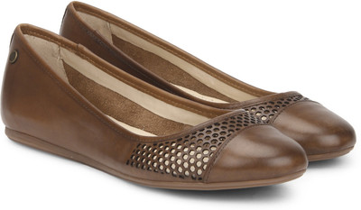 

Hush Puppies Liza Heather Bellies For Women(Brown, Tan
