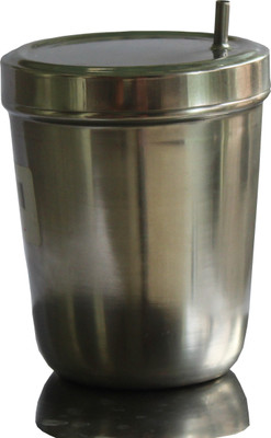 

Stalwart 250 ml Stainless Steel Baby Sippy Cups for Kids (1 - 3 years)(Silver)